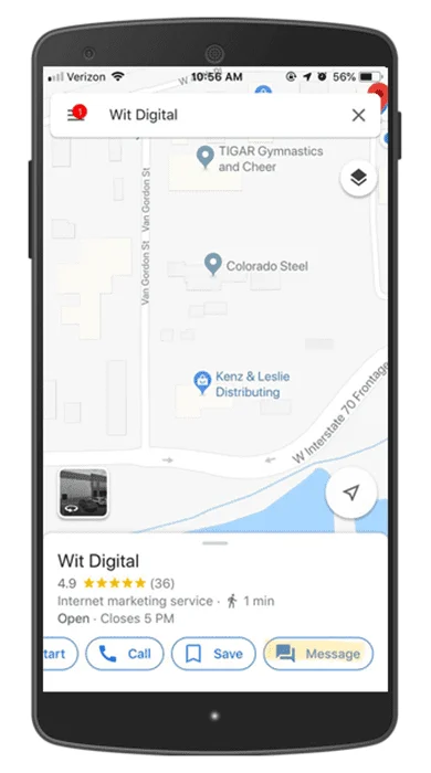 Customers Can Message you From Google Maps